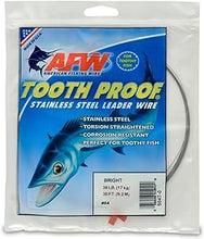 Load image into Gallery viewer, AFW Tooth Proof Stainless Steel Leader Wire
