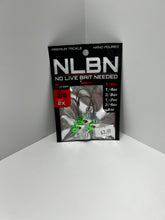 Load image into Gallery viewer, NLBN 3” Jig Head 2/0 2xHook Limesider (1/8-3/4oz)
