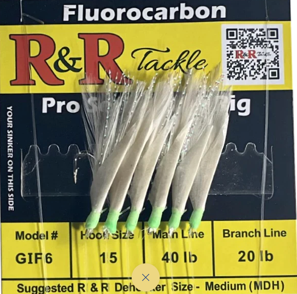 R&R GIF6 Fluorocarbon Bait Rig