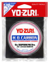 Load image into Gallery viewer, Yo-Zuri HD Carbon 100% Fluorocarbon Leader 30yd Spools
